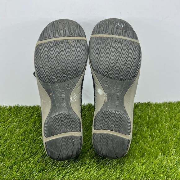 DANSKO Walking Shoes Womens 41 US 11 Black Henriette Suede Canvas Bungee Lace - Picture 8 of 8